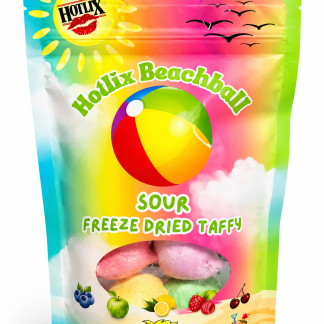 HOTLIX Beachball Sour Freeze Dried Taffy