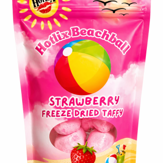 HOTLIX Beachball Strawberry Freeze Dried Taffy