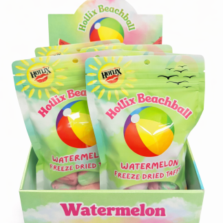 HOTLIX Beachball Watermelon Freeze Dried Taffy 8-count Box